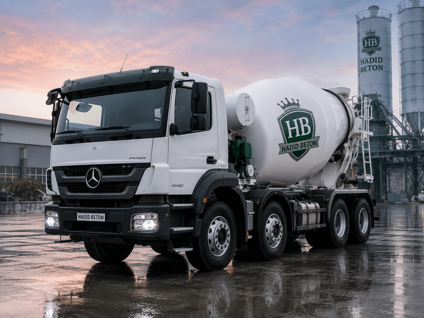 Hadid Beton mikser yaqindan